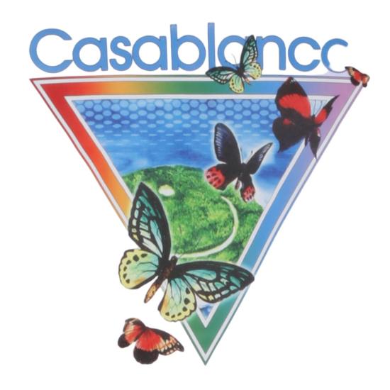 26SS 카사블랑카 반팔 티셔츠 MSP26JTS00116 White - CASABLANCA