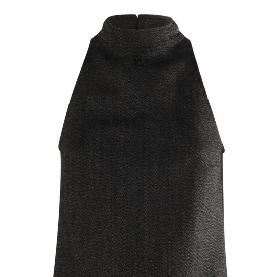 25FW 쿠레쥬 숏 원피스 325CRO671WO01449901 Black - COURREGES