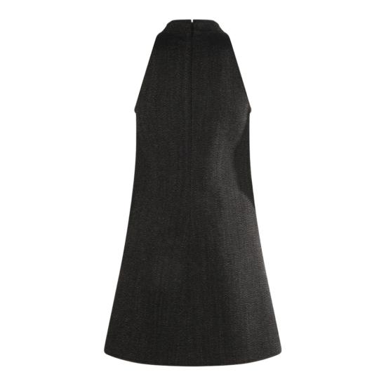 25FW 쿠레쥬 숏 원피스 325CRO671WO01449901 Black - COURREGES