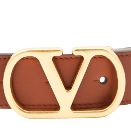 26SS 발렌티노 가라바니 가죽 벨트 8Y2T0SQ3IYRDRN Brown - VALENTINO GARAVANI