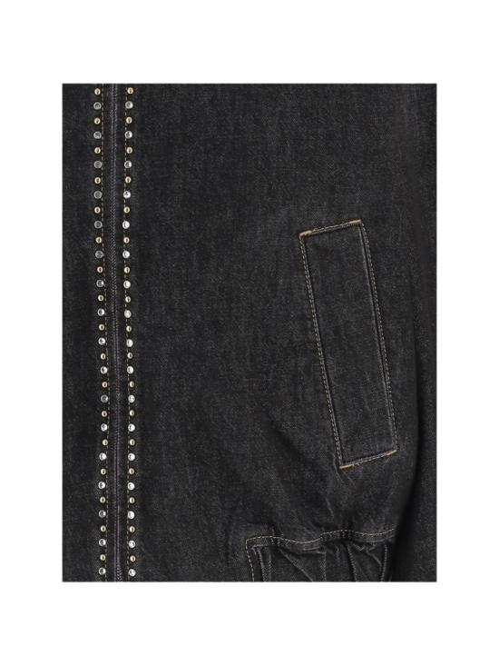 26SS 베르사체 데님 자켓 10230671A164771D040 Black - VERSACE