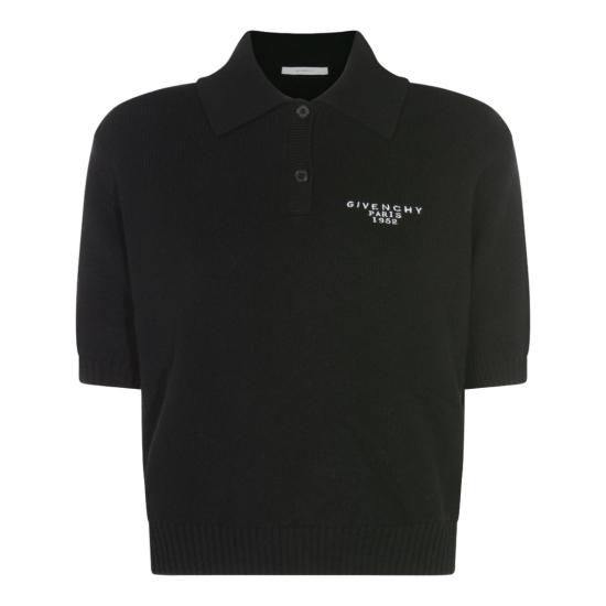 25FW 지방시 폴로 티셔츠 BWL0084ZSN001 Black