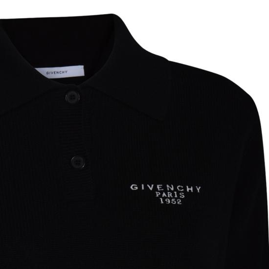 25FW 지방시 폴로 티셔츠 BWL0084ZSN001 Black - GIVENCHY