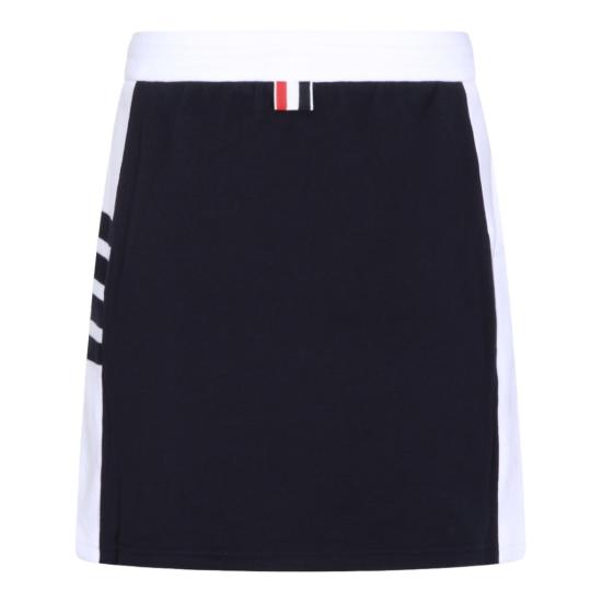 26SS 톰브라운 클래식 4바 저지 미니 스커트 FJK130A03037415 Black