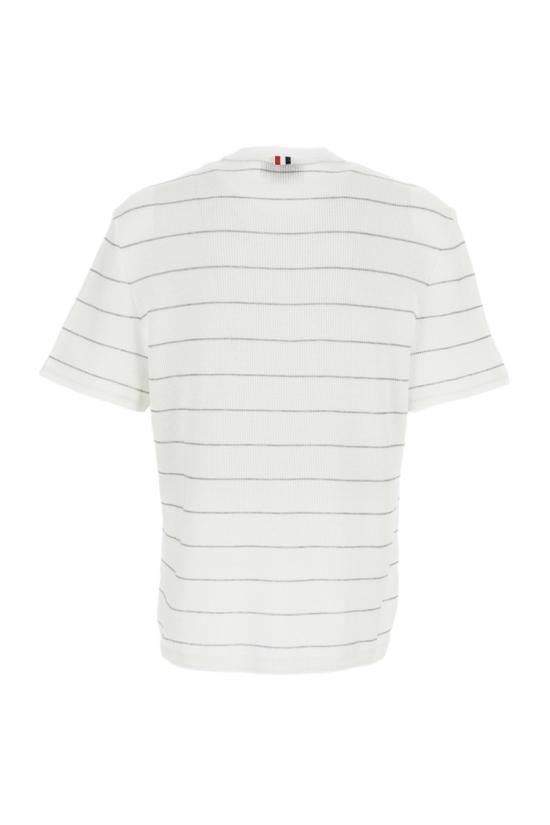 26SS 톰브라운 반팔 티셔츠 MJS305AJ0245134 White - THOM BROWNE