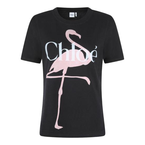 26SS 끌로에 반팔 티셔츠 CH26SJH08194070 Black