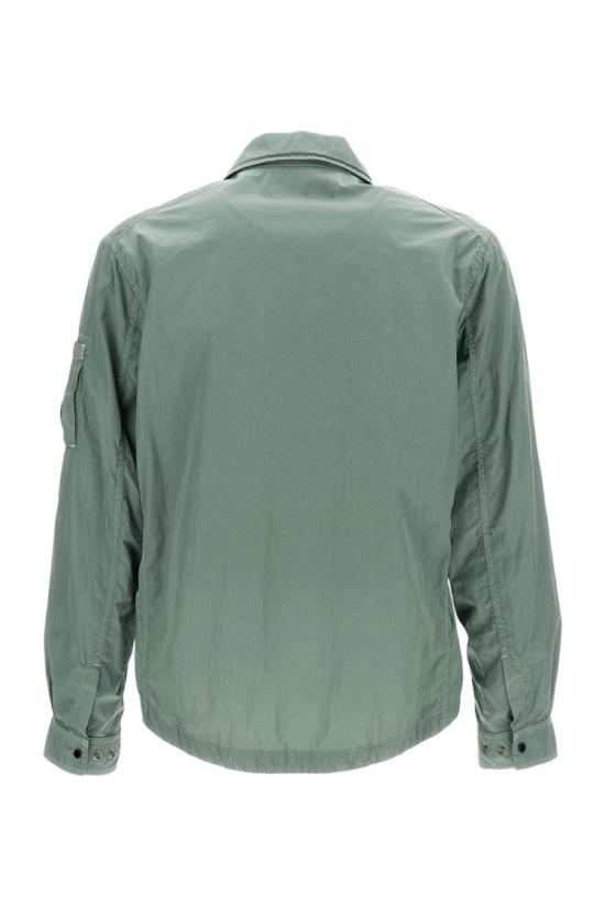 26SS 씨피 컴퍼니 크롬-R 지퍼 렌즈 오버셔츠 20CMOS710A005904G668 Green - C.P. COMPANY