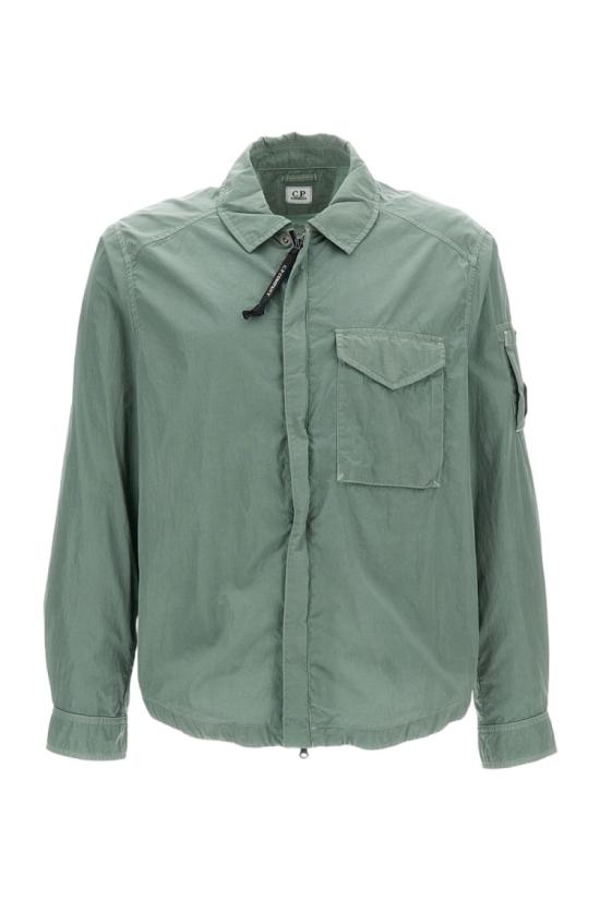 26SS 씨피 컴퍼니 크롬-R 지퍼 렌즈 오버셔츠 20CMOS710A005904G668 Green