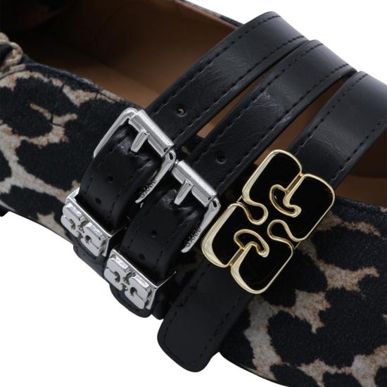 26SS 가니 수 트리플 발레리나 B1020077859 Black - GANNI