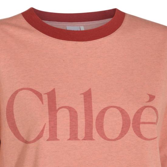 25FW 끌로에 반팔 티셔츠 CH25AJH201736B1 Orange - CHLOE