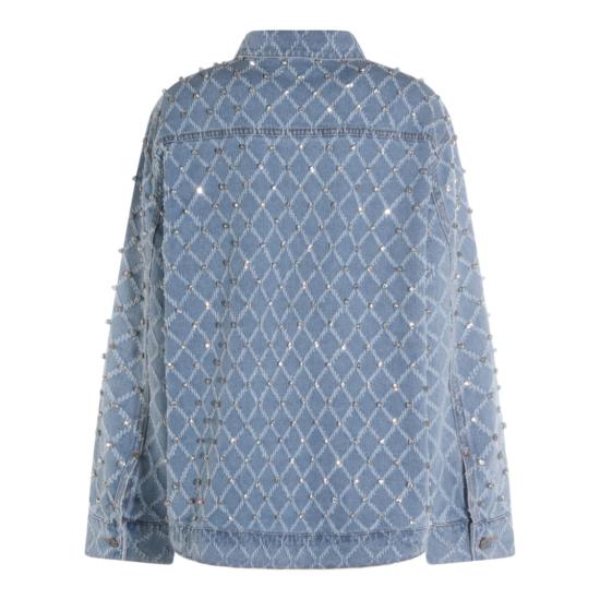 26SS 핑코 데님 자켓 106246A32NPJE Blue - PINKO