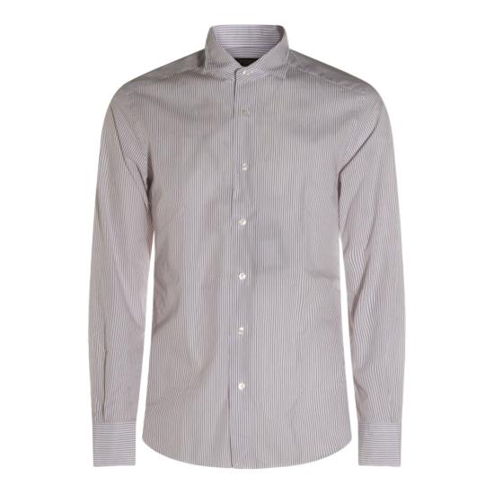 25FW 글랜긴팔 셔츠 긴팔 셔츠 5XSA00G635A600 White