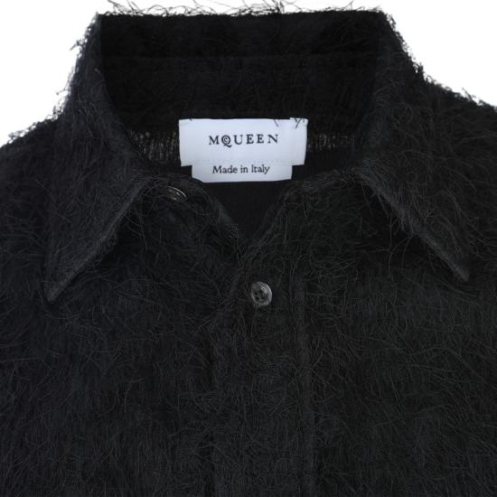 25FW 알렉산더 맥퀸 T바 하네스 셔츠 828259QRAB91000 Black - ALEXANDER MCQUEEN