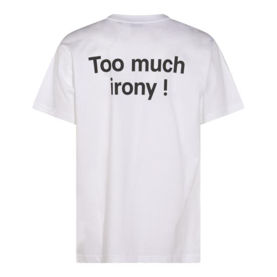 25FW 모스키노 반팔 티셔츠 252ZZ070252411001 White - MOSCHINO