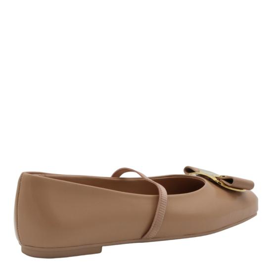 26SS 살바토레 페라가모 플랫 슈즈 78521001H345016 Brown - SALVATORE FERRAGAMO