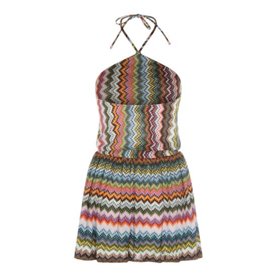 26SS 미소니 숏 원피스 MC26SG02BR014FSM9YJ Grey - MISSONI