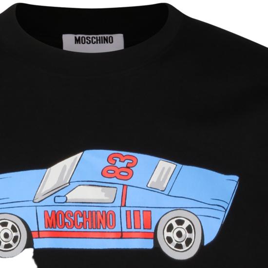 26SS 모스키노 반팔 티셔츠 261ZZ070302411555 Black - MOSCHINO