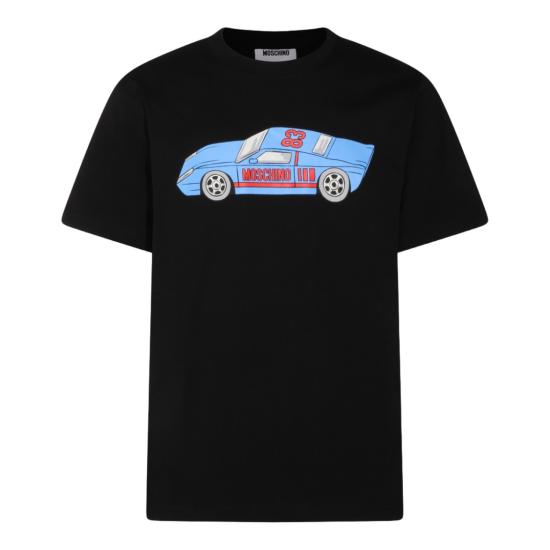 26SS 모스키노 반팔 티셔츠 261ZZ070302411555 Black