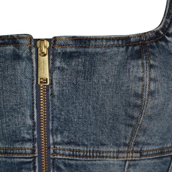 26SS 셀프 포트레이트 데님 원피스 RS26812SBLBLUE Grey - SELF PORTRAIT