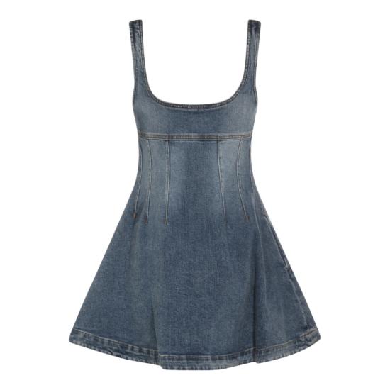 26SS 셀프 포트레이트 데님 원피스 RS26812SBLBLUE Grey - SELF PORTRAIT