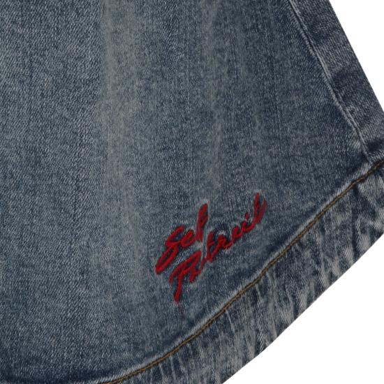 26SS 셀프 포트레이트 데님 원피스 RS26812SBLBLUE Grey - SELF PORTRAIT