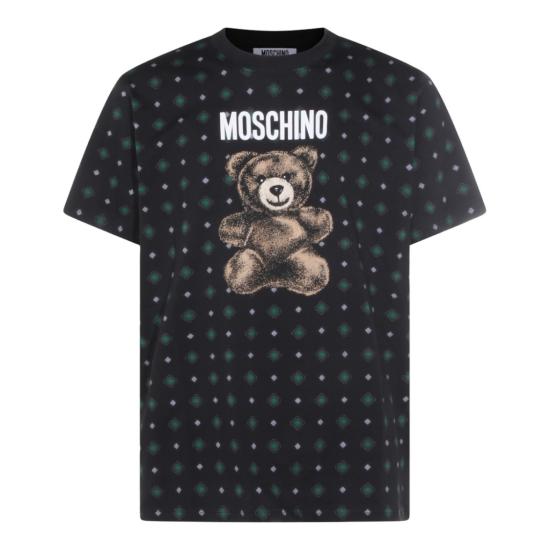 26SS 모스키노 반팔 티셔츠 261ZZ071702412555 Black