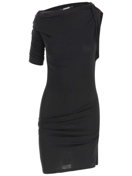 26SS 자크뮈스 드라페아도 미니 드레스 DRW00143AJ00260990 Black