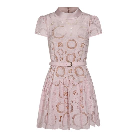 26SS 셀프 포트레이트 숏 원피스 RS26167SPPINK Pink