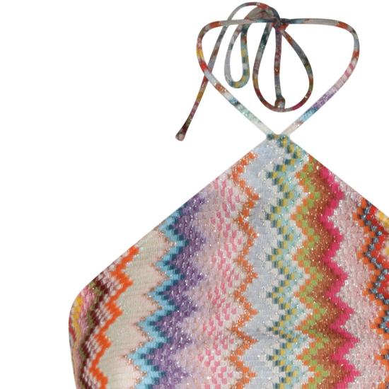 26SS 미소니 숏 원피스 MC26SG02BR014FSM9WV Pink - MISSONI