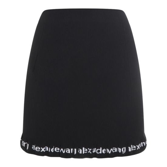 26SS 알렉산더 왕 미디 스커트 4KC1265047001 Black - ALEXANDER WANG