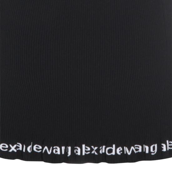 26SS 알렉산더 왕 미디 스커트 4KC1265047001 Black - ALEXANDER WANG