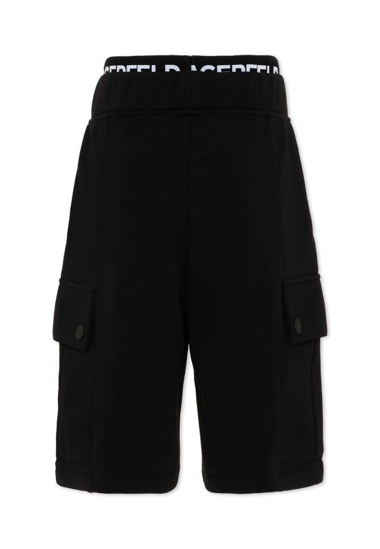 26SS [키즈] 칼라거펠트 쇼츠/버뮤다 Z31083 09B BLACK - KARL LAGERFELD