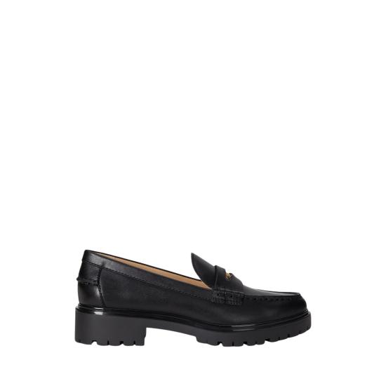 25FW 랄프 로렌 플랫 슈즈 802967752001 Black