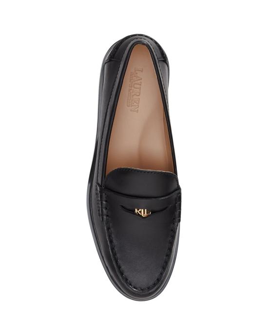 25FW 랄프 로렌 플랫 슈즈 802967752001 Black - RALPH LAUREN