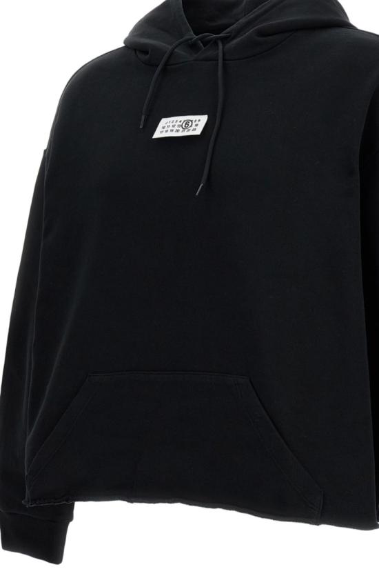 26SS MM6 메종마르지엘라 코튼 후디드 스웨트셔츠 S52GU0235M25025900 Black - MM6 MAISON MARGIELA