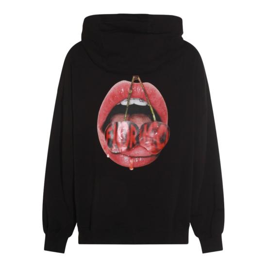 25FW 피오루찌 후드 티셔츠 W02FPSHO092CJ05BK02 Black - FIORUCCI