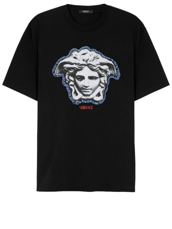 26SS 베르사체 반팔 티셔츠 10133021A167531B000 Black