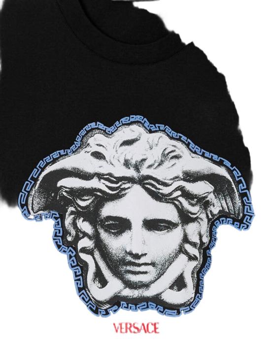 26SS 베르사체 반팔 티셔츠 10133021A167531B000 Black - VERSACE