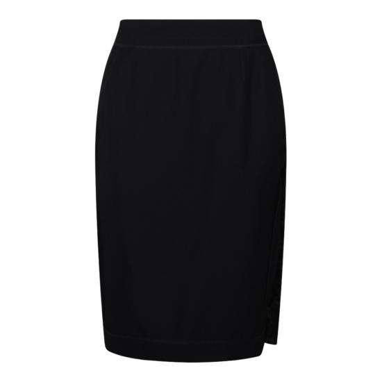 25FW 마르지엘라 미디 스커트 S51ME0045MTN107524 Black