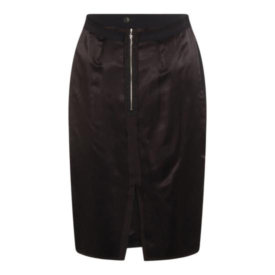 25FW 마르지엘라 미디 스커트 S51ME0045MTN107524 Black - MAISON MARGIELA