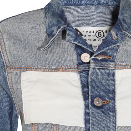 25FW MM6 메종마르지엘라 데님 자켓 S52AM0328M30018967 Grey - MM6 MAISON MARGIELA