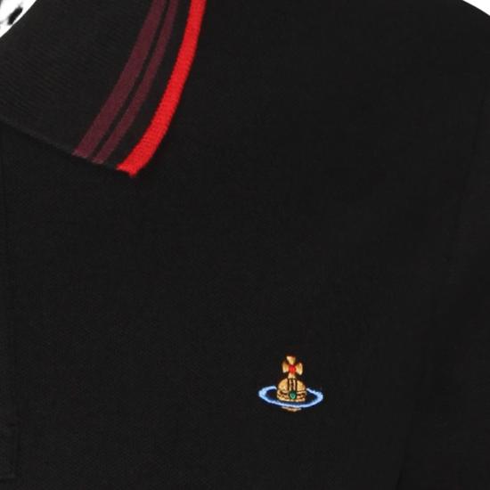 26SS 비비안웨스트우드 폴로 티셔츠 1H010004J00AUN401 Black - VIVIENNE WESTWOOD