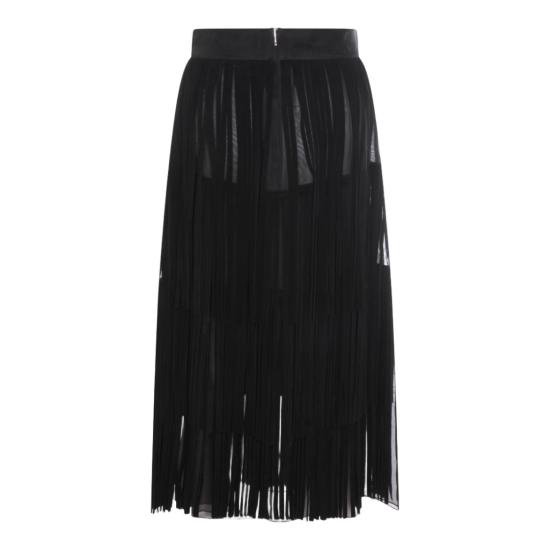 25FW 돌체앤가바나 미디 스커트 F4DARZGDDIFN0000 Black - DOLCE & GABBANA