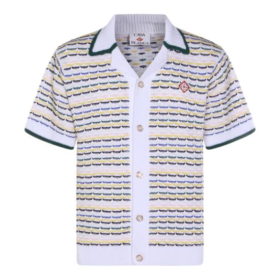 26SS 카사블랑카 반팔 셔츠 MSP26KW120901 White