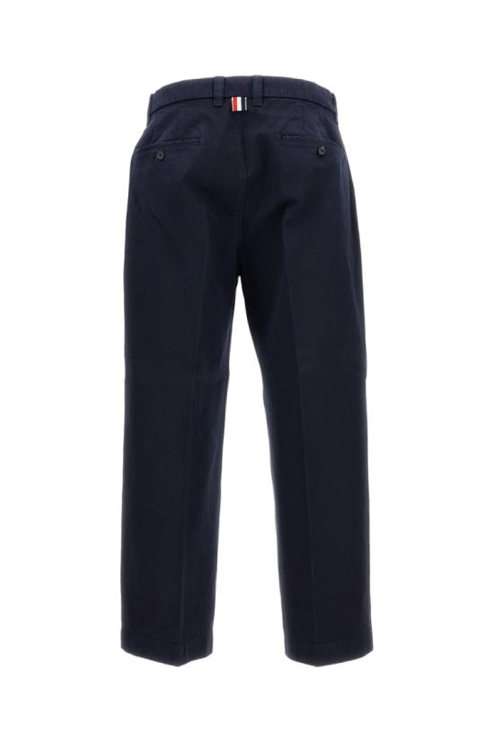 26SS 톰브라운 코튼 트윌 유틸리티 치노 팬츠 MTU335WF0576415 Blue - THOM BROWNE