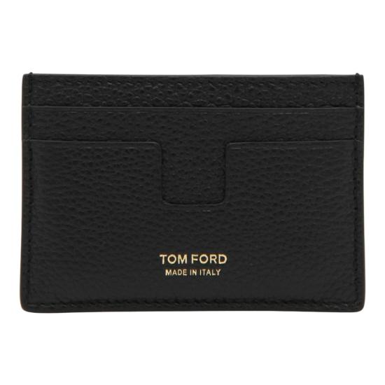 26SS 톰포드 그레인 레더 클래식 카드 홀더 Y0232LCL158GNAA Black