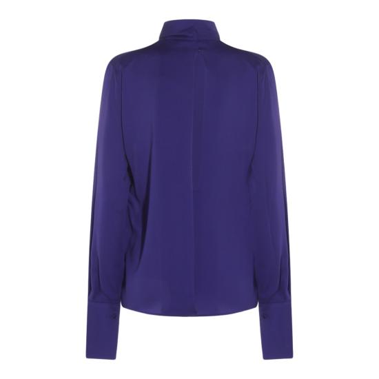 25FW 톰포드 블라우스 CA3319FAX1507HB705 Blue - TOMFORD