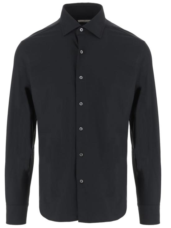 26SS Gherardi 긴팔 셔츠 TECNO710J1530 Black