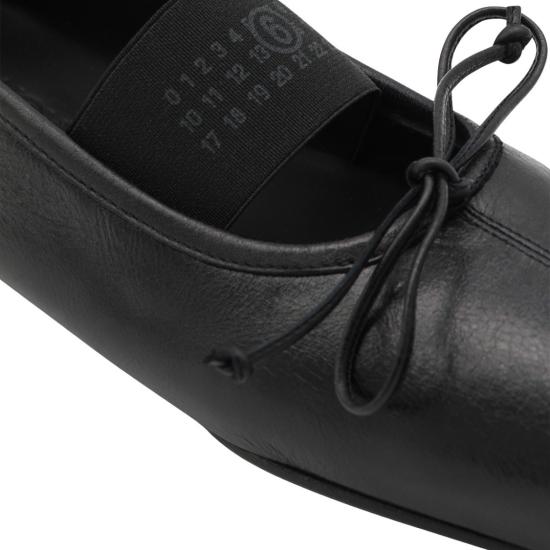 26SS MM6 메종마르지엘라 플랫 슈즈 S59WZ0103P7561T8013 Black - MM6 MAISON MARGIELA