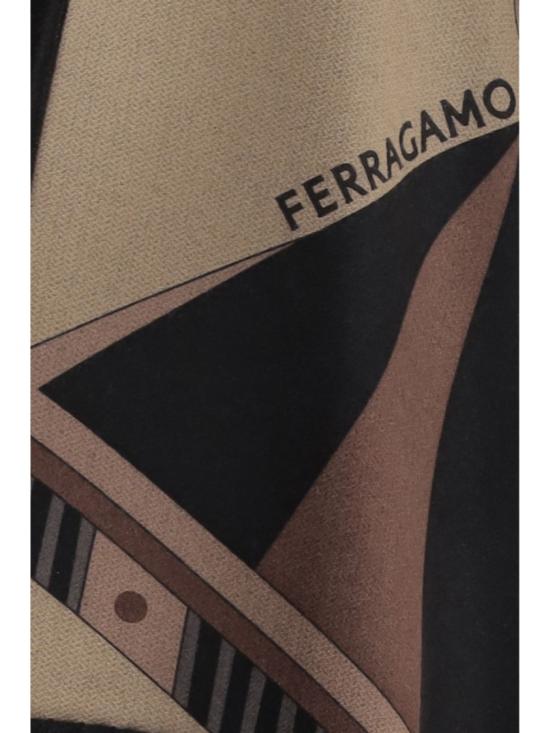 26SS 살바토레 페라가모 코트 320963003 Black - SALVATORE FERRAGAMO